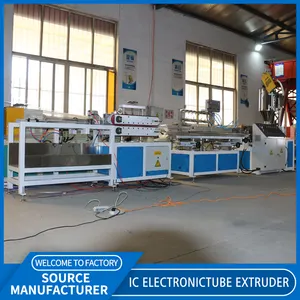 Manufacturer Supplies IC Plastic Electronic Casing Sleeve Extruder Pipe Production Line Equipment