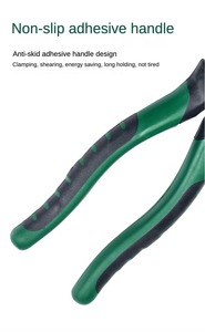 PVC xử lý kìm dây vũ nữ Thoát y công cụ phần cứng phổ chéo kim dây cắt mũi kìm công nghiệp kết hợp kìm - Product Image 4