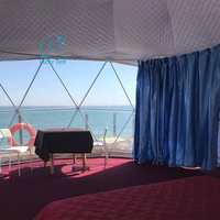 Tentes Dôme Géodésiques de Camping et de Resort en PVC Imperméable et Résistant aux UV, de 3 à 15 Mètres de Diamètre, Prix de Gros, Garantie 10 Ans
