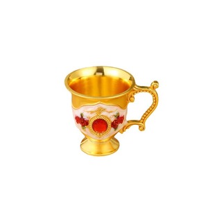 European-style Luxury Wedding Ramadan Wine Toasting Glasses Tableware High Quality Environment-Friendly Metal - Product Image 5