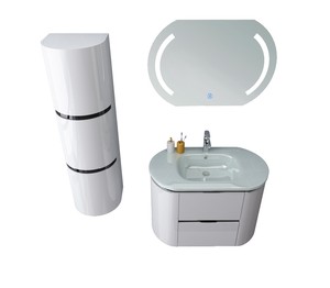 Mueble <span class=keywords><strong>de</strong></span> baño <span class=keywords><strong>de</strong></span> 48 "blanco, un juego <span class=keywords><strong>de</strong></span> gabinetes <span class=keywords><strong>de</strong></span> baño <span class=keywords><strong>de</strong></span> utilidad <span class=keywords><strong>de</strong></span> PVC para inodoros - Product Image 3