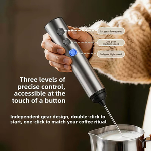 Frullino per Caffè e Latte in Acciaio Inox e ABS, Ecologico, Portatile ed Efficiente, per Caffè Schiumoso - Product Image 4
