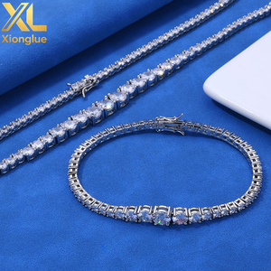 New Style Iced Out Jewelry Bling Diamond Tennis Chain Gold Silver Round Cubic Zirconia Tennis Chain <b>Bracelet</b> for Girls Gift - Product Image 6