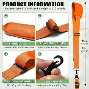 Sangle d'épaule universelle DANSKY pour <span class=keywords><strong>souffleur</strong></span> à feuilles et débroussailleuse, compatible avec WOLFMEN pour EGO Power+ pour Worx pour LAZYBOI - Product Image 5