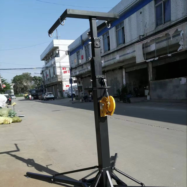 2 Arms Stage Line Array Crank Stand Crank Stand Heavy Duty Hand Crank Truss Stand Professional Crank Stand