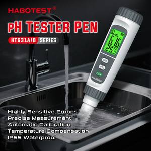Habotest Ht631a Yüksek Doğruluklu Su Kalitesi Ölçer Su Ürünleri Yetiştiriciliği <span class=keywords><strong>Ph</strong></span>/temp Çok Fonksiyonlu Test Cihazı Lcd Ekran Aa Pil Abs Malzeme - Product Image 4