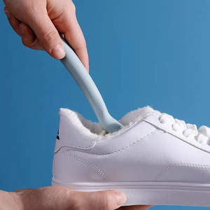Household <b>soft</b>-bristled <b>shoe</b> brush, bathroom long-handled <b>shoe</b> brush, plastic <b>shoe</b> brush, can be hung on clothes, - Product Image 2