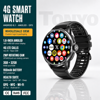 Montre connectée GPS Tracker 4G avec carte Nano SIM, accès NFC, 3 Go de RAM, 32 Go de ROM, écran AMOLED 480x480 pour les équipes de travailleurs en extérieur