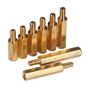 M1.6 M3 M5 Nylon Zinc Stainless Steel Brass Aluminium Hex <b>Spacer</b> Standoff Titanium - Product Image 2