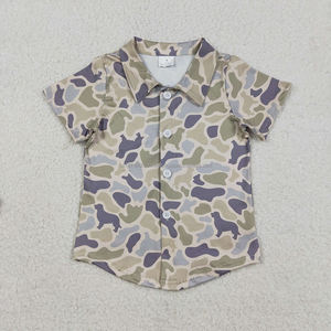 Stock Girls Khaki Camo Summer Tee Shirts Soft Spandex/Organic Cotton <b>Hunting</b> <b>Wear</b> Wholesale Boutique Factory Price Hot Clothing - Product Image 2