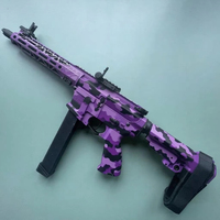 Senapan Mainan M4A1 Arp9 Gel Splatter Blaster MP7 Elektrik Permainan Tembak-tembakan Luar Ruangan Realistis Cs AK Blaster Senapan Mainan