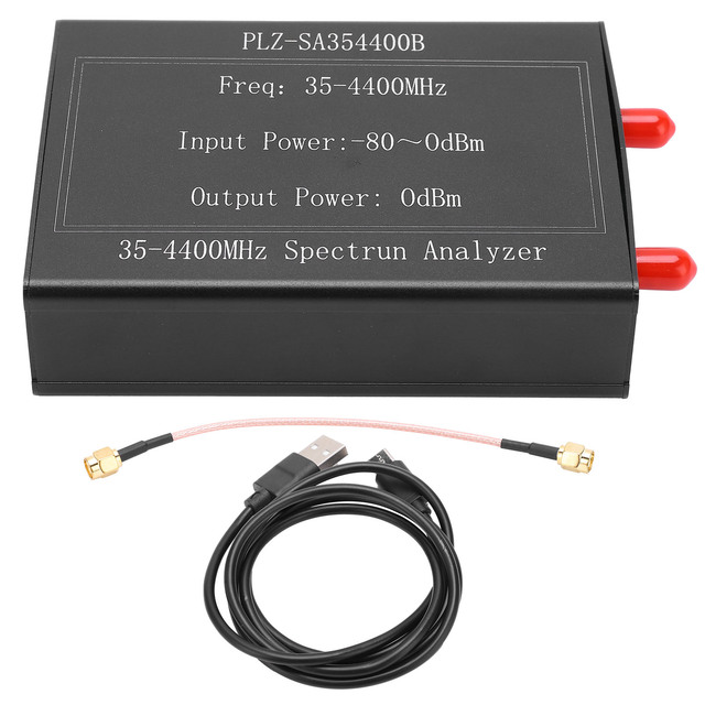 35-4400MHz Spectrum Analyzer USB2.0 USB3.0 Portable Scalar Network Analyzer with Tracking Source TG