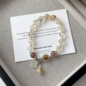Pulsera de Cristal Amarillo Natural con Cara Sonriente, Plata de Ley S925, Joyería para Mujer de Uso Diario, Buena Suerte, Riqueza y Fortuna - Product Image 2