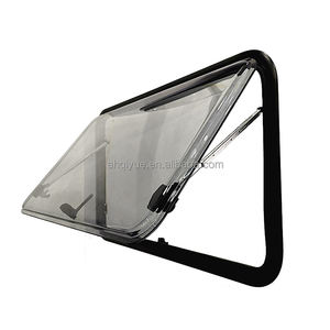 Precio de fábrica 900x550mm RV Autocaravana Off Road Remolque Esquina redonda R70 Ventana con bisagras - Product Image 3