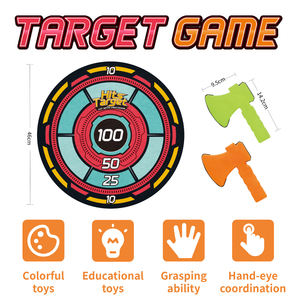 Lucky Toys Juego de lanzamiento de interiores Juguetes Juego de lanzamiento de <span class=keywords><strong>hachas</strong></span> Juego de Diana plegable Juguetes de objetivo - Product Image 2
