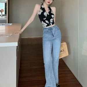 Top Corto Deportivo de Yoga con Tirantes Colgantes y Espalda Descubierta, Ajustado, con Estampado Personalizado para Mujer - Product Image 2