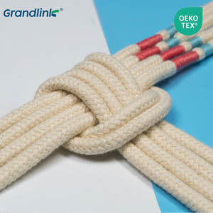 कस्टम टिकाऊ 6 मिमी ब्रश के लिए कस्टम 6 मिमी ब्रेडेड पॉलिएस्टर कॉर्ड के लिए रस्सी धातु युक्तियों के साथ दराज - Product Image 2