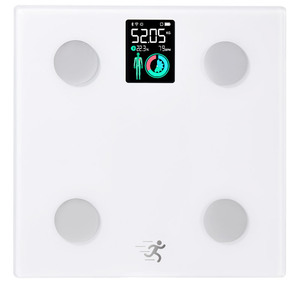 Pèse-personne intelligent avec écran couleur VA, petite balance de précision Bluetooth pour la maison, pèse-personne électronique pour la mesure de la graisse corporelle, cadeau pour la perte de poids - Product Image 1