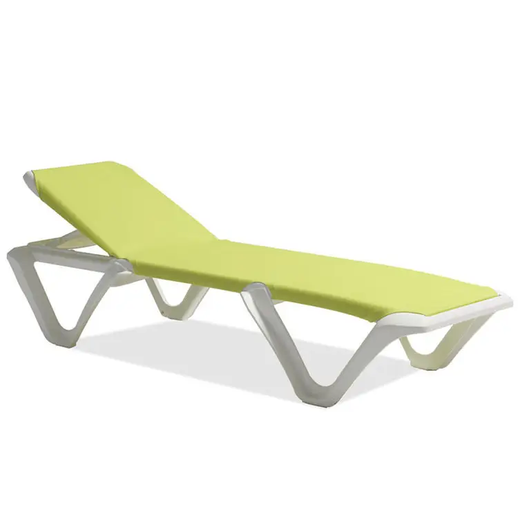 Outdoor European lounge chair swimming pool outdoor beach Beach Sun Lounge chair leisure plastic imported from Spain bed