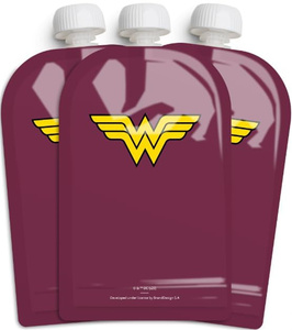 <strong>Uni</strong>-Pak Eco Friendly Plastic Mylar Stand up Pouch Suction NozzleCustom Shape Mylar <strong>Bag</strong> Spout Pouch Package Baby Food - Product Image 4