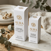 Boîte cadeau pliante en carton biodégradable personnalisée pour flacon de parfum