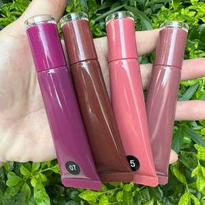 Silikon temizle aplikatör dudak balsamı Lipgloss hidrat tonu dudak serumu su geçirmez peptid nemlendirici Vegan özel etiket dudak parlatıcısı - Product Image 5