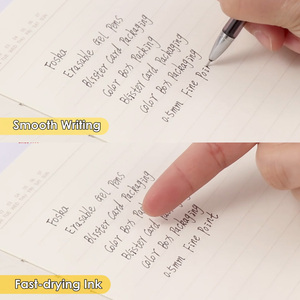 Stylos gel effaçables Foska, lot de 3 couleurs assorties, 0,5 mm, pour l'écriture, les agendas et les puzzles de <span class=keywords><strong>mots</strong></span> croisés, avec encre de haute qualité - Product Image 4