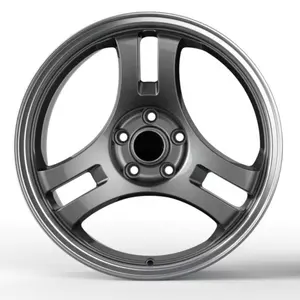 High Strength Three Spoke Car Wheels 16 17 18 19 20 21 22 Inch 4x100 5x112 5x114.3 5x120 Aluminium Alloy Forged Wheels Hub Rims