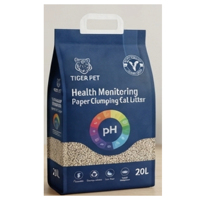 Litière pour chat en vrac avec indicateur de pH pour le suivi de la santé, agglomérante naturelle, pour les propriétaires de marques privées d'articles pour animaux de compagnie