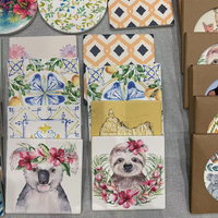 Sous-verres personnalisés avec logo, carrés ou ronds, base en liège pour bar, décoration de la maison, avec bord doré, sous-verres en céramique ou en marbre