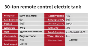 Xe vận chuyển hàng nặng điện 60 tấn 30 tấn, hệ dẫn động 4x4, khung thép cacbon, bánh xe nhựa UHMWPE, điều khiển từ xa, dùng trong công nghiệp - Product Image 5