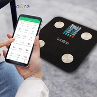 Báscula de grasa corporal inteligente 5 en 1 para fitness al por mayor, necesaria para una vida saludable, báscula de análisis corporal de alta precisión