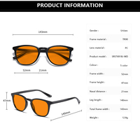 Monture de lunettes optiques rétro TR90 de haute qualité, lunettes de jeu sur ordinateur, lunettes de créateur personnalisées pour femmes et hommes, lunettes anti-lumière bleue