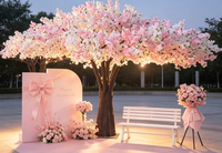 Arbre artificiel en fibre de verre grand format pour la décoration de restaurants, mariages en plein air et fêtes – Arbre de cerisier Sakura en gros