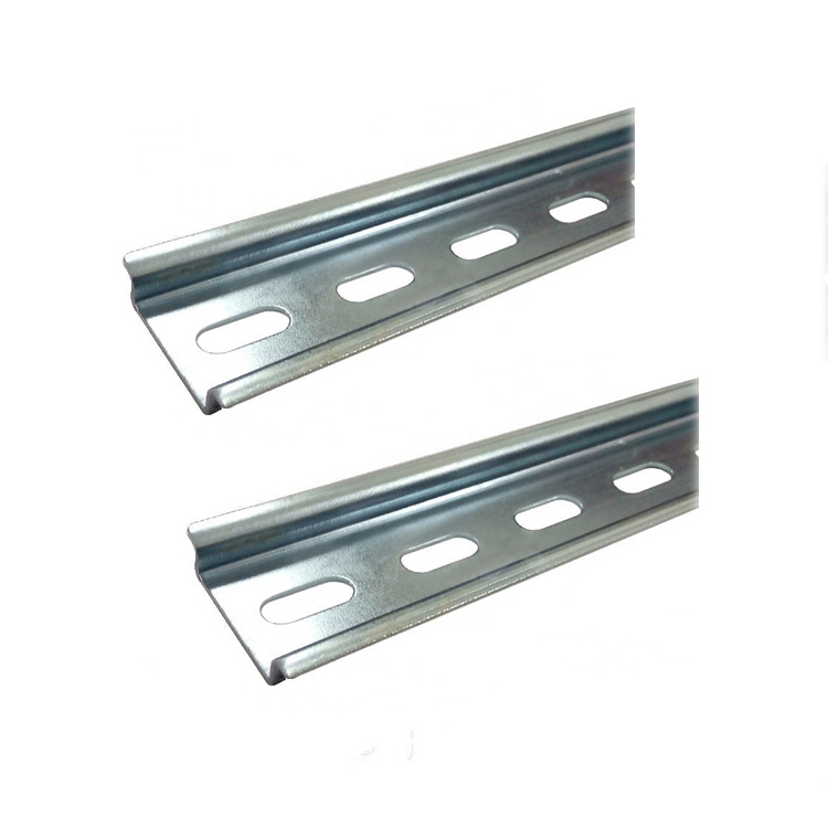 Панель шкафа алюминиевый или стальной TH35-7.5 C45 алюминиевый трансформатор прорези на din-рейку с алюминиевым корпусом