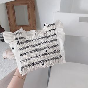 Blusa de Otoño para Bebés Niñas, Camisa con Mangas Abullonadas para Niñas Pequeñas - Product Image 3