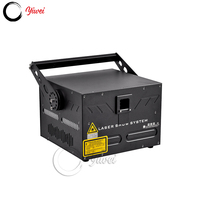 Lumière laser d'animation RGB complète 20W pour événements, pour DJ, discothèques, pubs et bars, avec étui de transport