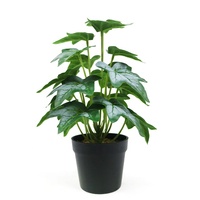 Petit bonsaï de 30 cm de haut, plante artificielle en forme de pastèque, décoration d'intérieur pour bureau, plante artificielle bonsaï