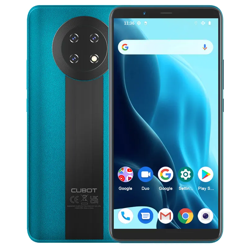 Cubot Note 9 Smartphone 5900mAh Battery Octa Core Cheap Smartphone 5.99" Screen 3GB+32GB Triple Camera Android 11 Mobile Phone