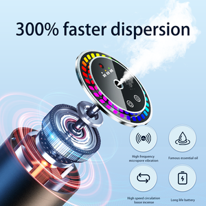 Diffuseur d'huiles essentielles pures sans eau pour voiture, avec capteur de mouvement, démarrage/arrêt automatique, machine d'aromathérapie pour voitures de luxe - Product Image 3