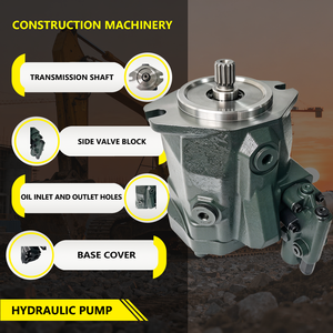 Pièce de rechange pour pompe hydraulique A10VO45DFR1 52R PUC64NOO pour pompe principale d'excavatrice - Product Image 2