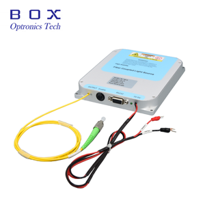 แหล่งกำเนิดแสงบรอดแบนด์ C++ band ASE 1524 ถึง 1572 นาโนเมตร 200 มิลลิวัตต์ ปรับกำลังไฟได้ ไฟเบอร์โหมดเดี่ยว FC APC แบบตั้งโต๊ะ สำหรับเชื่อมต่อไฟเบอร์ - Product Image 5