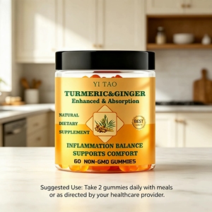 Gummies au Curcuma, Curcumine et Gingembre, Soutien Anti-inflammatoire Naturel, Aide à la Santé des Articulations et à la Digestion - Product Image 2