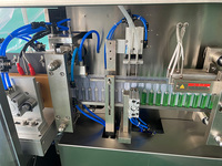 Ligne de production d'ampoules en plastique à fond plat de 10 ml et 20 ml, machine de formage, de remplissage et de scellage