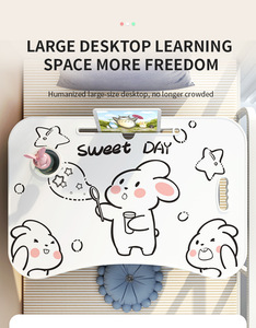 Có thể điều chỉnh MDF máy tính xách tay bàn mở rộng có thể gập lại máy tính bảng cho không gian nhỏ thiết kế đơn giản rollaway giường bay cửa sổ tính năng - Product Image 3