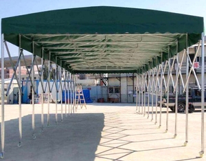 Grande tente pliante d'extérieur en tissu PVC, résistante au vent, pour entrepôt, garage, abri, avec structure en acier et <span class=keywords><strong>bois</strong></span>, auvent pour <span class=keywords><strong>voiture</strong></span> - Product Image 5