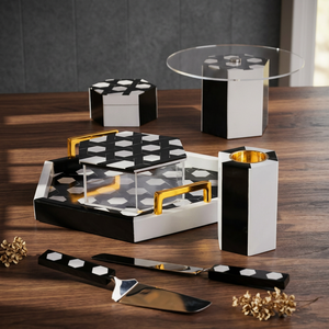 Ensemble de plateaux brûleurs de bakhoor étoile d'anis en nacre noire et blanche, encensoir Ramadan, parfum de rose, pour l'Aïd, vente chaude en usine - Product Image 5