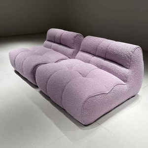 Poltrona Moderna Stile Healing, Morbida e Confortevole, Sedia Singola per Camera da Letto, Soggiorno e Balcone - Product Image 5