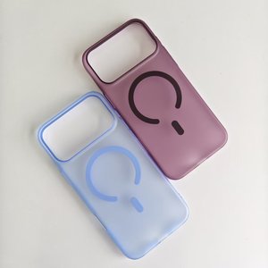 Funda Magnética para iPhone 18 Pro Max, Tacto Piel, Antihuellas, Delgada, Mate, Rígida, de PC, para iPhone 18 Pro, 17, 16, 15 - Product Image 1
