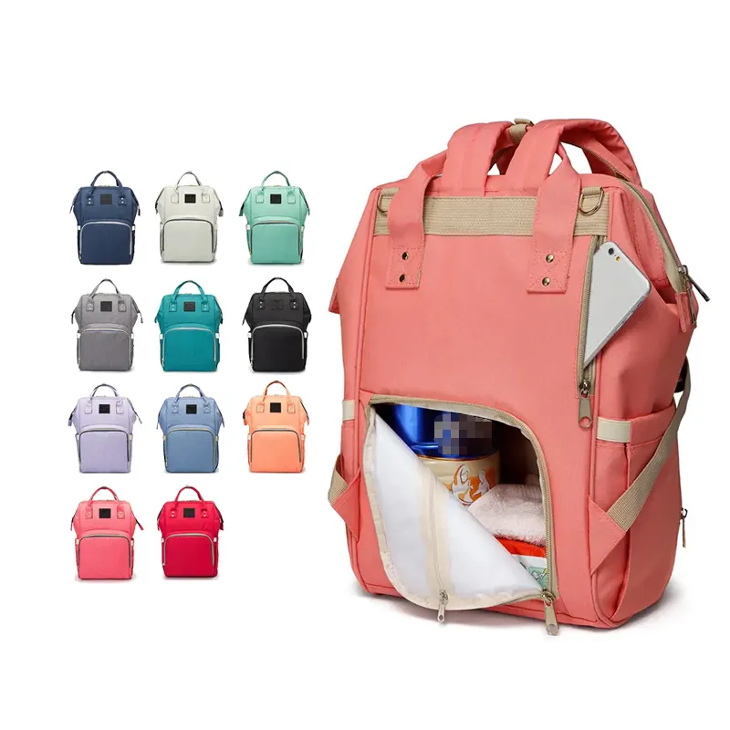 Оптовая продажа Оксфордский большой вместительный дорожный водонепроницаемый рюкзак для мам для беременных подгузник для мам на открытом воздухе сумка для подгузников